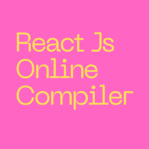 React js Online Compiler