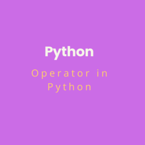 Identity Operator in Python